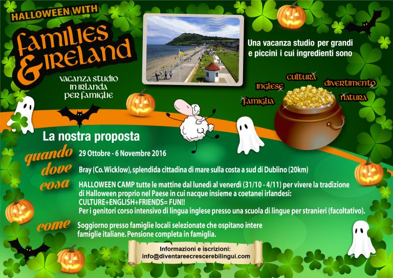 Halloween in Irlanda: una vacanza studio per famiglie