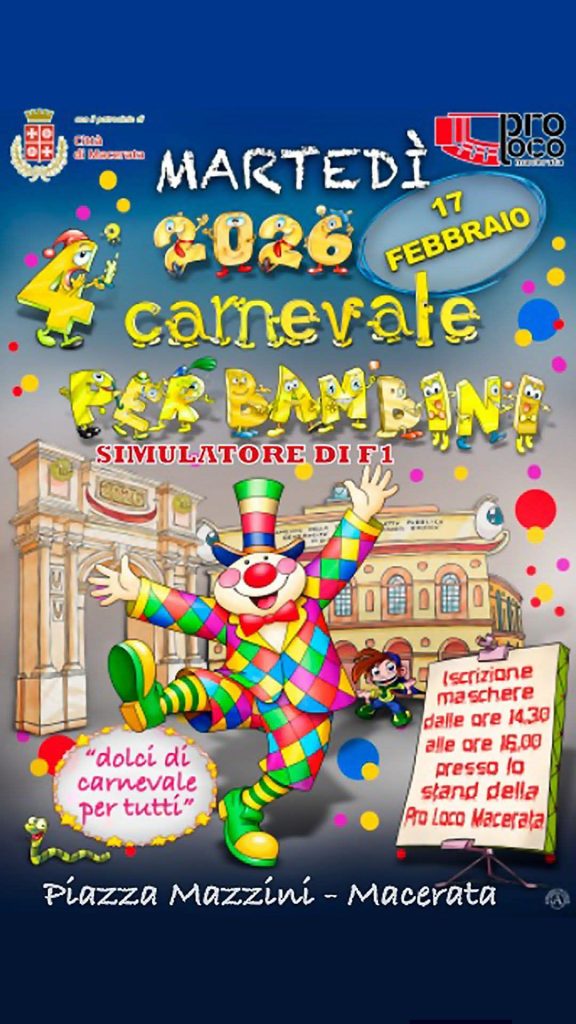 carnevale dei bambini macerata 2026