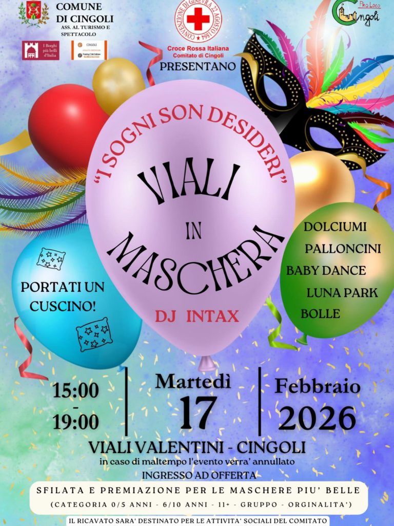 cingoli carnevale 2026