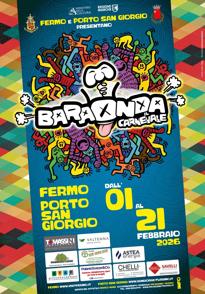 carnevale 2026 fermo e porto san giorgio baraonda