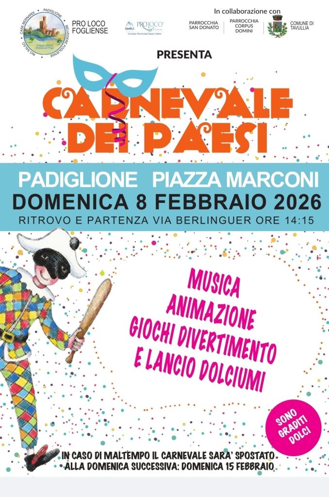 tavullia carnevale 2026